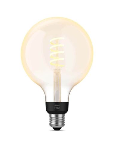 Ampoule Globe LED G125 Filament 550Lm 7W 2 100K - Philips Hue - Compatible avec Alexa, Google Home Philips | leonleds