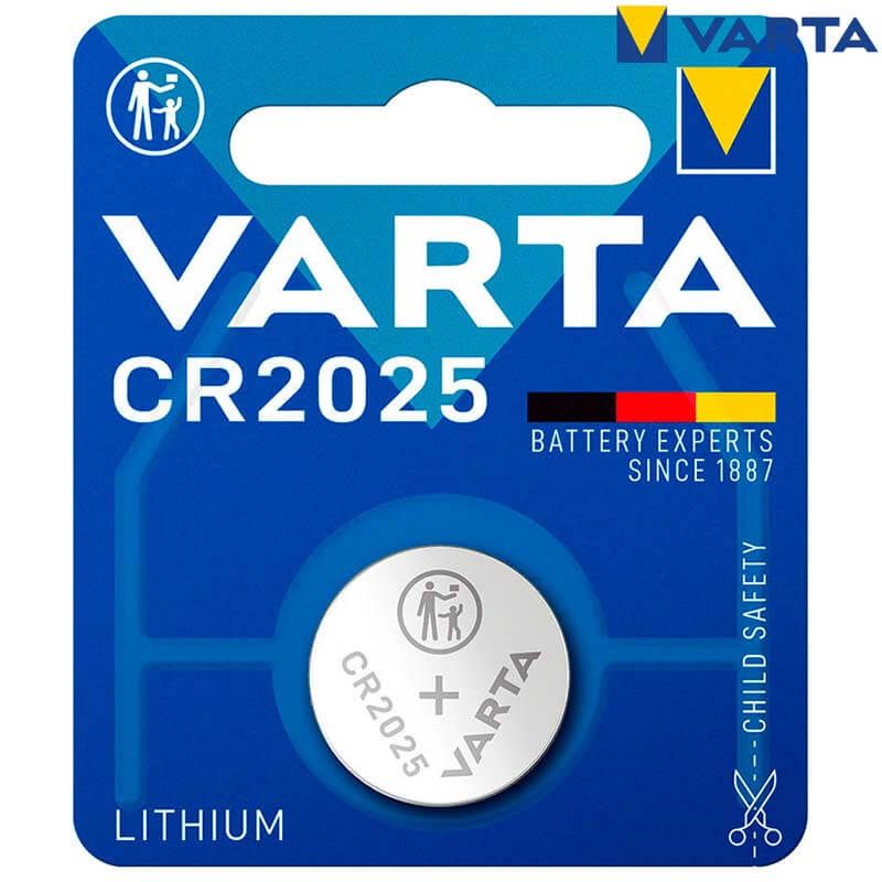 Pila Litio de botón CR2025 3V Varta