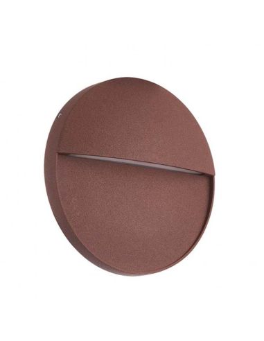 Balise de surface à LED ronde 7643 Corten | Éclairage LeonLeds