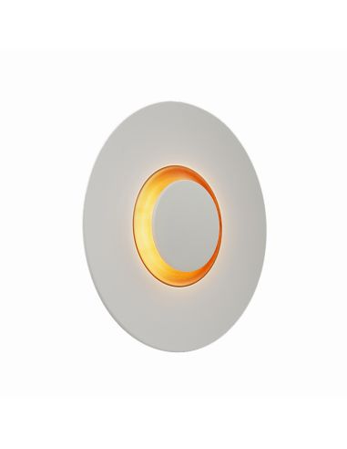 Applique LED Big bang blanche et dorée