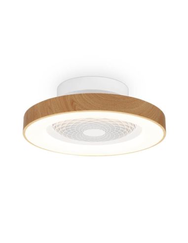 Plafonnier LED Mini Ventilateur en Bois Tibet 7806 Mantra | leonleds