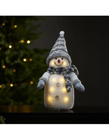 Figurine Lumineuse LED en Acrylique Décoration de Noël Famille
