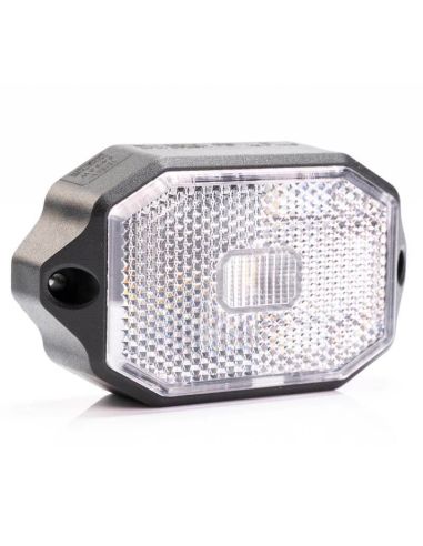 Piloto LED de galibo delantero blanco con brazo 12V-36V IA FT-069 B Fristom | LeonLeds