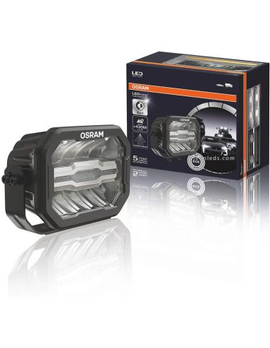 Phare LED rectangulaire homologué Combo avec feu de position Cube MX240-CB LEDDL111-CB Osram | leonleds