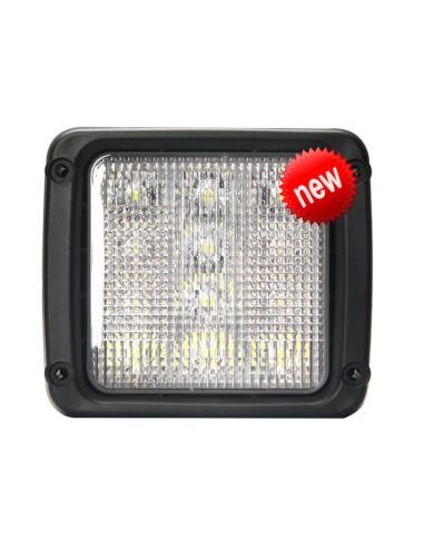 Phare LED carré emptorable 38W 3.800Lm 12V 24V pour Agrofarm Agrolux Agrotron Deutz | leonleds