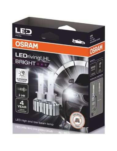 Ampoules LED H1 12V LedDriving HL Lumineux Osram