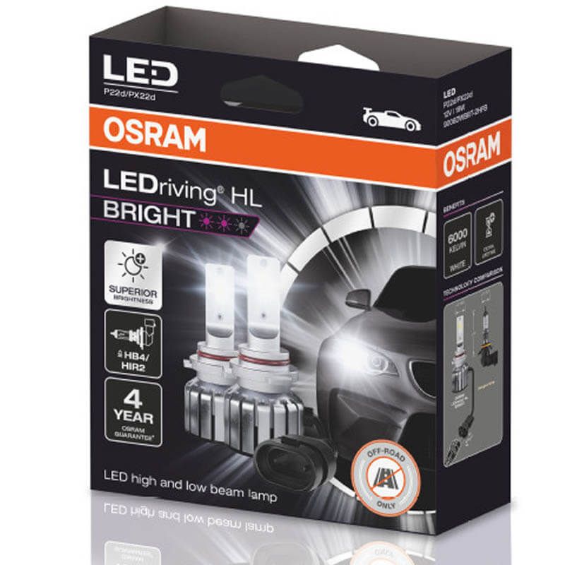 HB4 (9006) / HIR2 OSRAM LEDriving HL BRIGHT