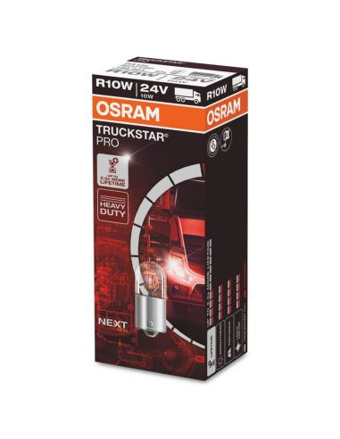 Ampoule R10W 24V BA15s Halogène TruckStar PRO 5637TSP Osram | leonleds