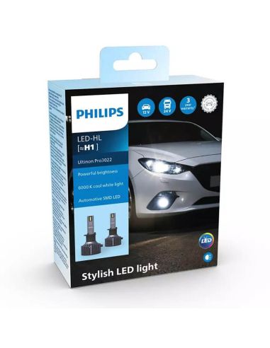 LED Feux de croisement / Feux de route - KIT Ampoules LED H7/H4/H1