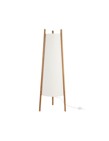 Lampadaire en bois Woody 2xE27