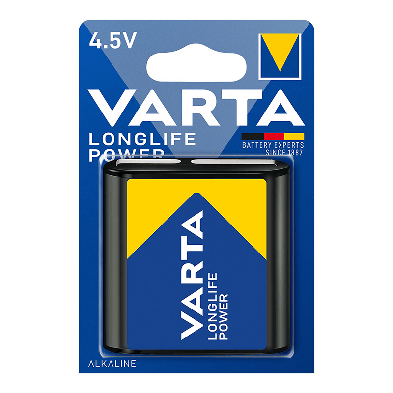 Pila Alcalina 3LR12 4.5V Varta LongLife Power 