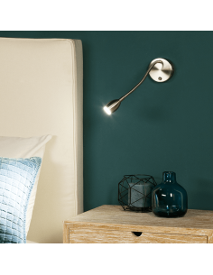 Applique murale LED encastrable Enna Nickel mat avec interrupteur Astro  Lighting