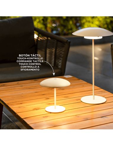 Lámpara de mesa para exterior sin cables Sardinia 40 New Garden