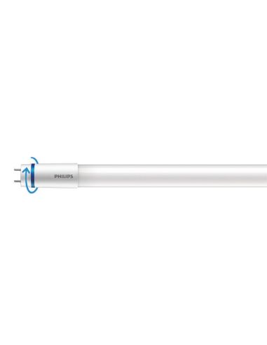 Tubo de LED rotativo 120Cm T8 14,7W Substituição 36W Master LEDTube UO 2.500Lm para Balatro EM ou Direto para Rede | leonleds