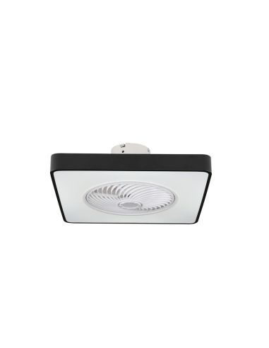 Ventilador LED blanco regulable con aspas plegables Batán