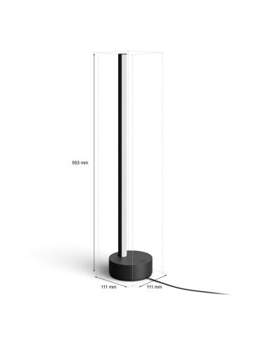 Philips Hue Gradient Signe Table lamp LED black 8718696176245