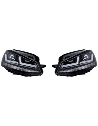 Faróis LED Golf VII LEDriving Xenarc Black Pack 2 LEDHL103-BK 4052899599598 | LeonLeds