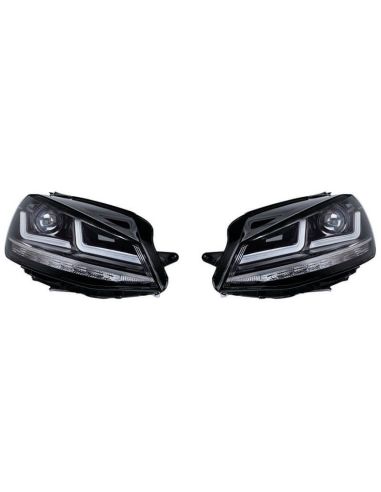 Golf VII LEDriving Xenarc Chrome Avant LED Phares Pack 2 LEDHL103-CM Osram | LéonLeds