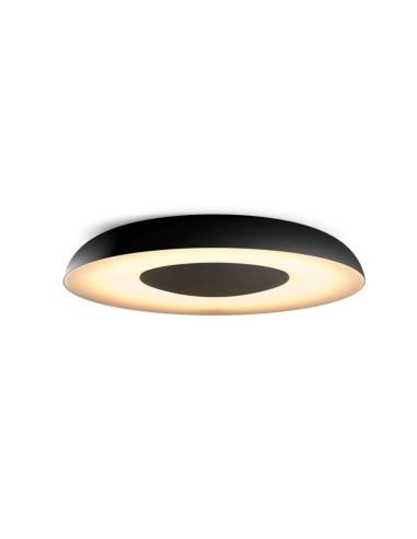 Plafonnier LED Intelligent Noir Still Hue 32W 2500Lm Dimmable de 2200K à 6500K