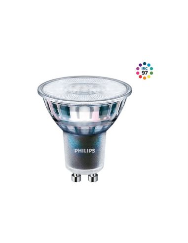 Ampoule LED dichroïque GU10 5.5W Philips Expert Color CRI97 | Ampoule LED halogène | Éclairage LeonLeds
