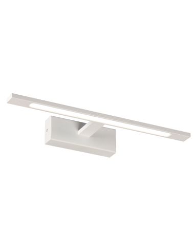 Aplique LED metálico para banheiros Menorca 12W Ip44 Branco