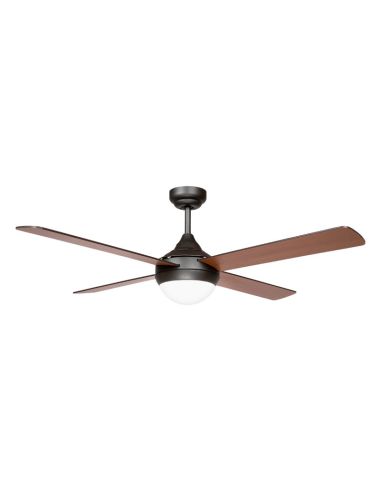 Ventilador de teto LED Baloo Brown DC E27