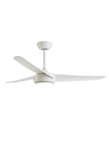 Ventilador de teto branco Robb LED regulável IP20 DC