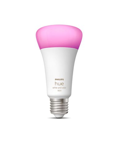 Bombilla inteligente Philips Hue White and Color Ambiance A67 E27 1600lm luz inteligente brillante y colorida