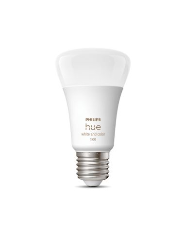 Lâmpada inteligente Philips Hue White e Color Ambiance A60 E27 1100lm