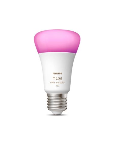 Lâmpada inteligente Philips Hue White e Color Ambiance A60 E27 1100lm milhões de cores