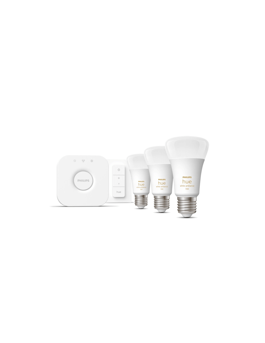 Kit inicial Philips E27 lâmpadas inteligentes e dimmer