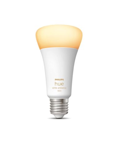 Philips Hue White Ambiance A67 13W 2200-6500K E27 1600lm Smart Bulb On