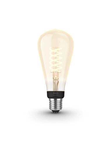 Ampoule connectée Philips Hue 7W 2100K 550lm E27 Edison filament