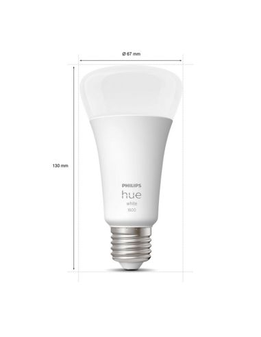 Bombilla inteligente Philips HueW 9.5W A60 E27