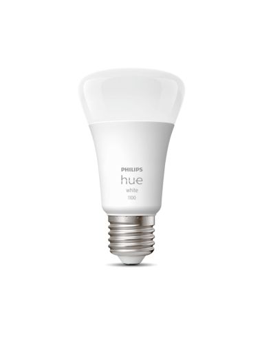 Lâmpada inteligente Philips HueWhite 9,5 W 2700 K luz branca quente regulável 1055 lm A60 E27