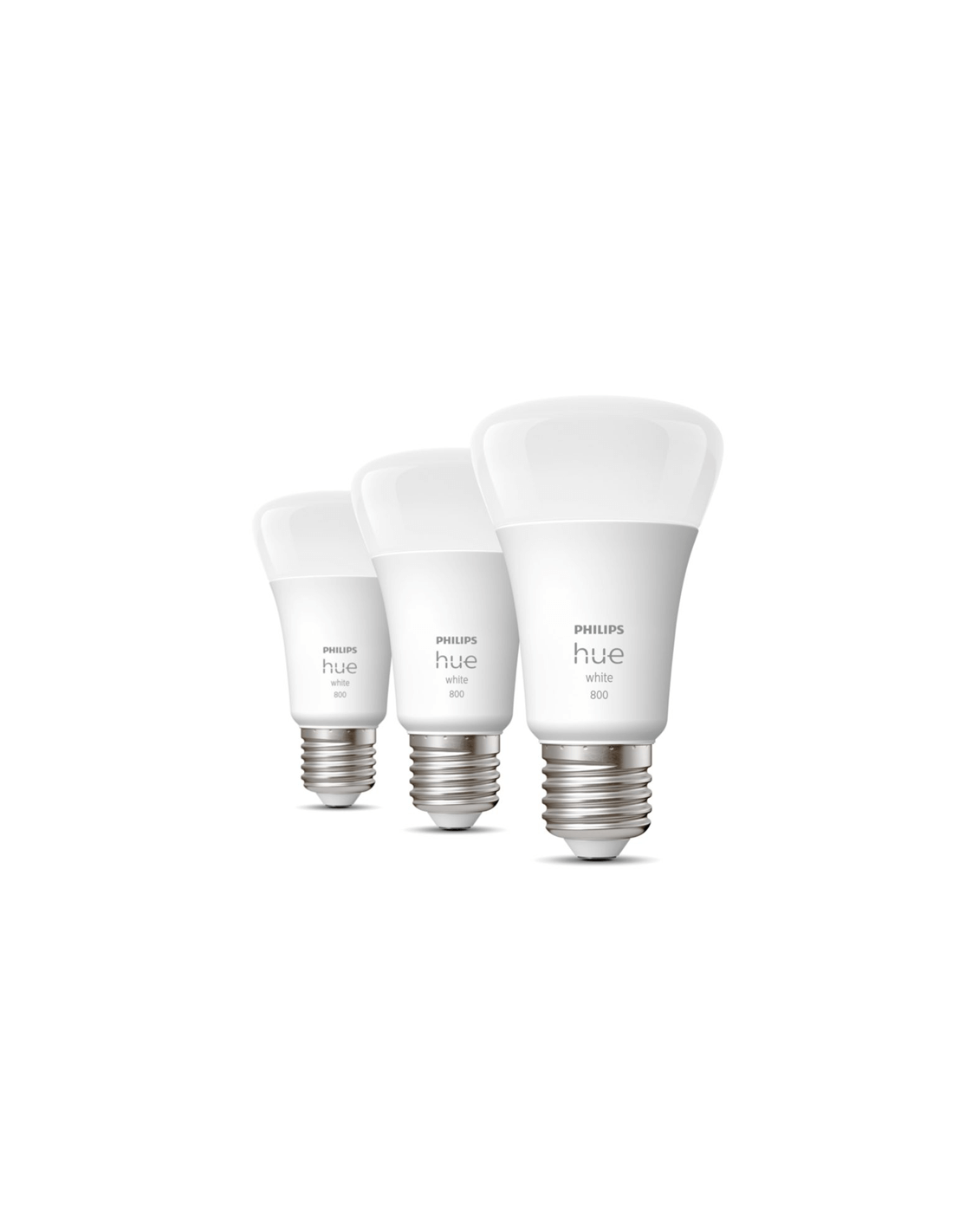 Ampoule connectée dimmable Bluetooth Philips Hue IP20 A60 E27 550lm 7W  blanc chaud