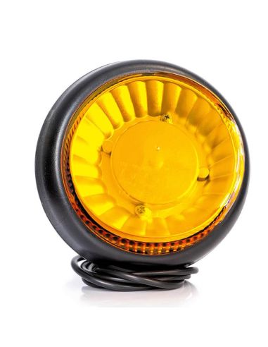 Farol LED com luz rotativa Fixação por parafuso com cabo FT-101 3S RO LED Fristom | leonleds