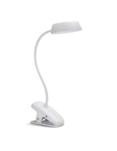 Lampe de bureau rechargeable à col de cygne LED COB - Avec pince