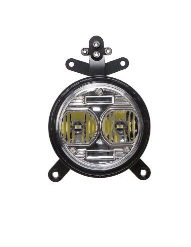 Refletor LED redondo de encastrar de longo alcance 60W com conector 9005 12/24V | leonleds