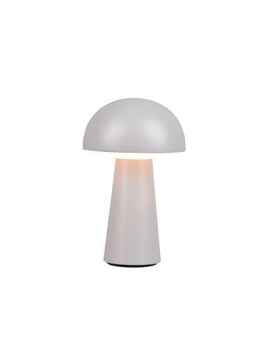 Candeeiro de mesa LED Lennon cinzento | leonleds