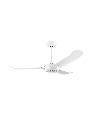 Ventilador de techo sin Luz Aluminio HOI AN blanco-mate  DC 90W 3 velocidades