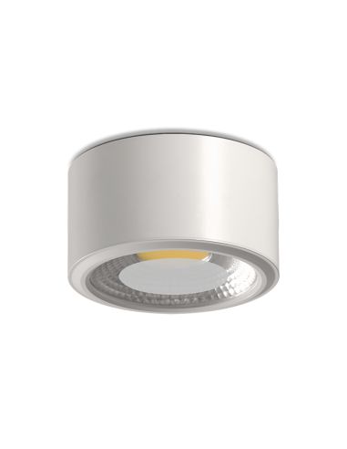 Plafonnier LED intégré minimaliste rond 8W Studio 3000K blanc 9cm