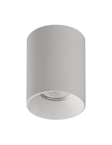 Candeeiro de tecto LED minimalista redondo Soul GU10 8W branco