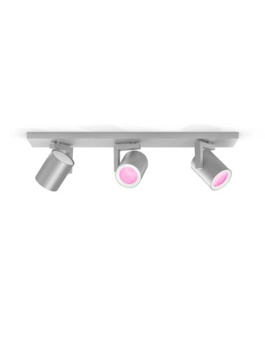 Argenta 3-Light Smart Spotlight Alumínio 5.7W GU10 2000-6500K RGB HueWhite e Color Ambiance