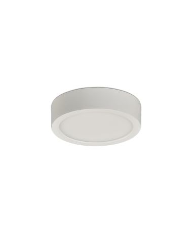 Plafonnier LED rond Kore 9cm blanc 6W 420Lm 3000K ou 4000K