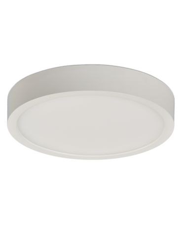 Plafonnier LED rond Kore 14cm blanc 12W 950Lm 3000K ou 4000K