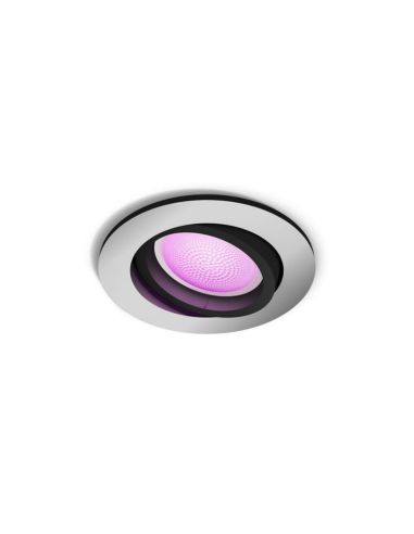 Refletor LED inteligente redondo de alumínio Philips Hue Centura