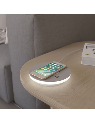 Lampe de bureau tactile LED variateur et chargeur smartphone