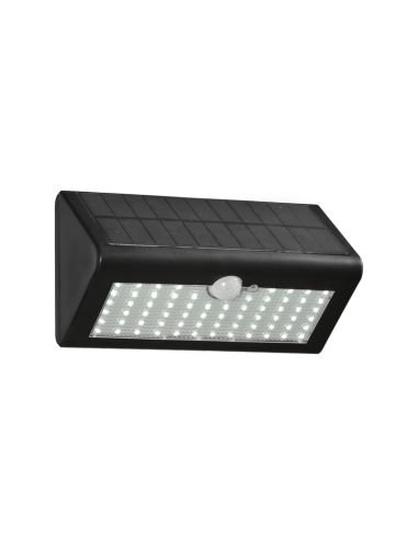 Applique extérieure solaire LED noir IP44