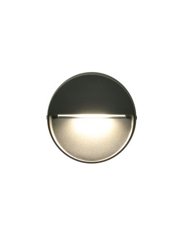 Aplique exterior LED Spica antracita 3000K 4W 175Lm IP65